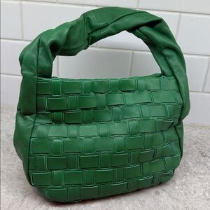 Zara Emerald Quilted Bag. Never used. Like New!
